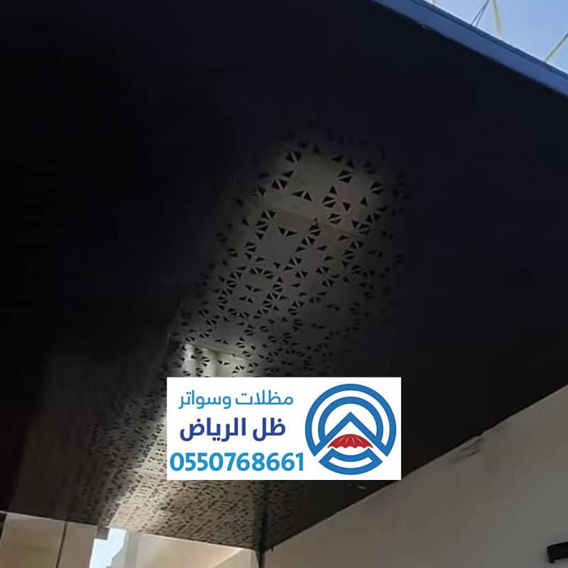 تركيب مظلات قص ليزر من مظلات وسواتر ظل الرياض